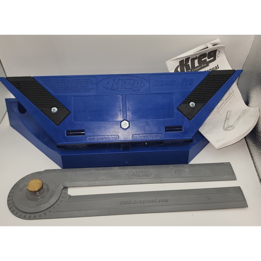 Kreg Crown-Pro Crown Molding Tool KWC1000 with Angle Finder and Manual Blue